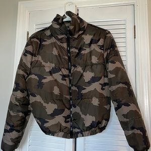 Camouflage Crop Jacket